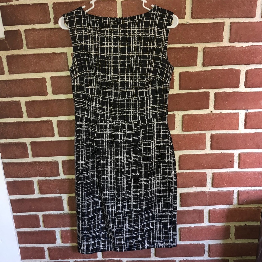 Merona Black and White Sheath Dress
